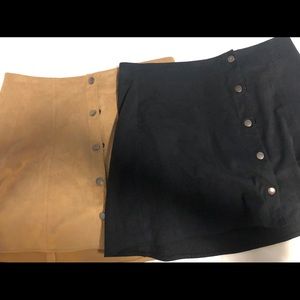 Kendal + Kylie button up circle skirts